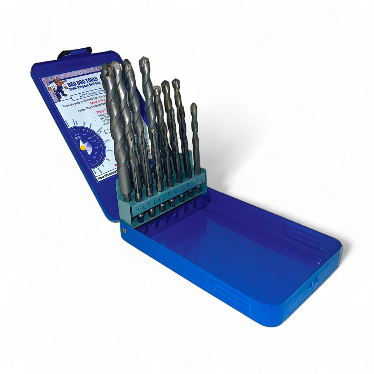 Bad Dog Multi-Purpose Drill Bits 14 Piece Bad Dog Multi-Purpose Drill Bits