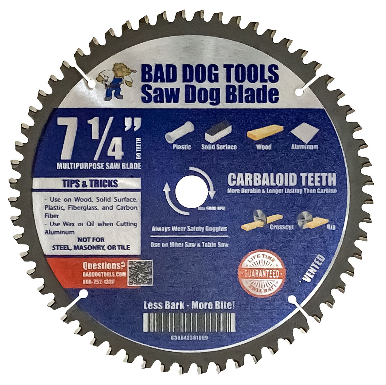 7 1/4 Saw Dog Blade